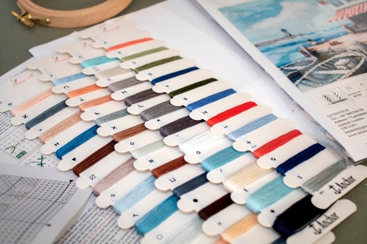 Набор для вышивания LetiStitch 908 Sea Port (Морской порт)