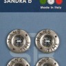 Sandra CARD198 Пуговицы, серебряный
