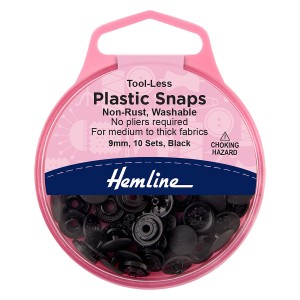 Hemline 444.9.BLAC Кнопки пластиковые, с механизмом защелкивания при установке