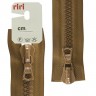 Riri 6016575/75/2209 Молния тракторная, разъемная, 2 замка, 8 мм, 75 cм, светло-коричневый