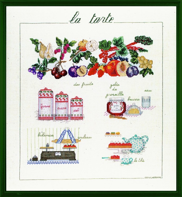 Набор для вышивания Le Bonheur des Dames 1183 La Tarte (Пирог)