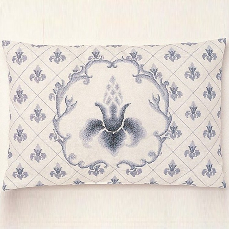 Набор для вышивания Thea Gouverneur 2075A Fleur de Lis Cushion (Подушка "Цветок Лилии")