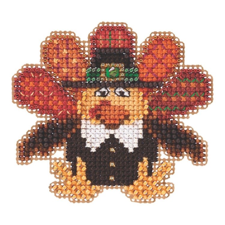 Набор для вышивания Mill Hill MH185202 Tom Turkey (Индюк Том)