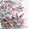 Набор для вышивания Овен 1428 Кролики