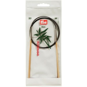 Prym Спицы круговые "Bamboo" с гибкой леской 80 см
