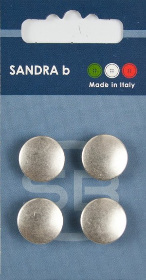 Sandra CARD199 Пуговицы, серебряный