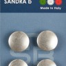 Sandra CARD199 Пуговицы, серебряный