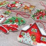 Набор для вышивания LetiStitch 966 Christmas Toys (Новогодние игрушки, комплект)
