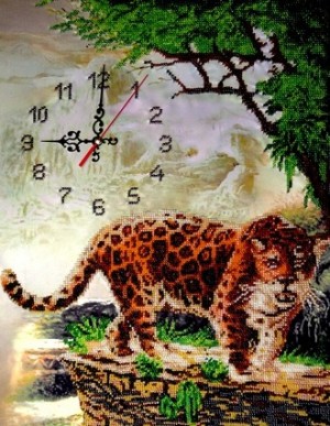 FeDi КВ634 Часы с леопардом