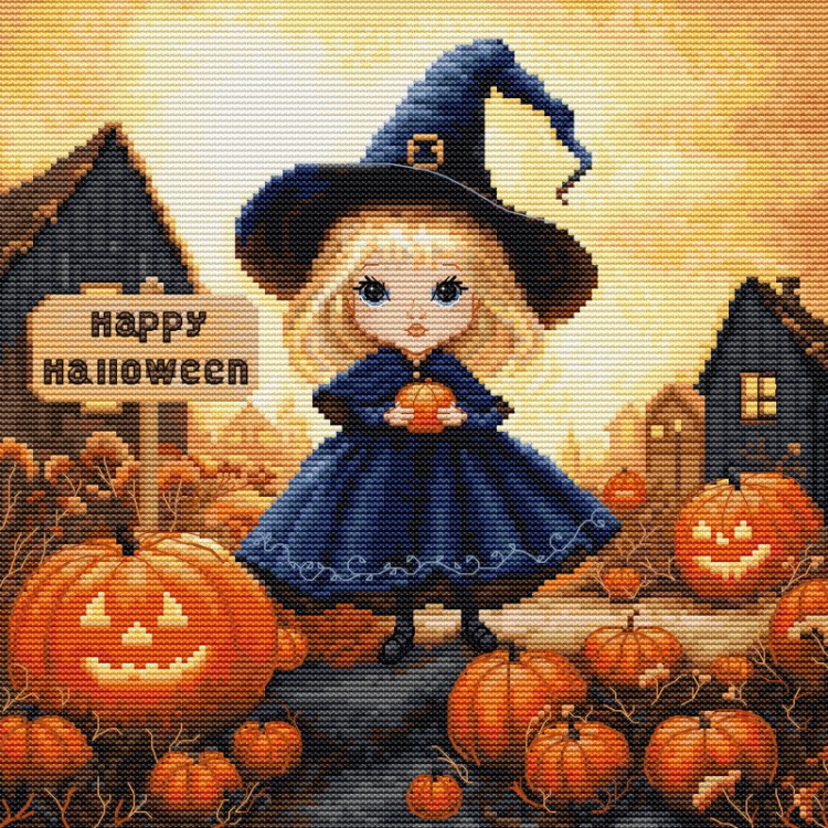 Набор для вышивания Luca-S BU5069 Happy Halloween (Счастливый Хэллоуин)