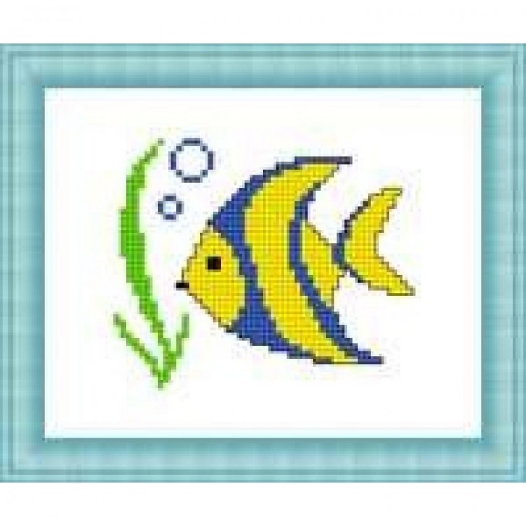 Набор для вышивания Сделано с любовью М-040 Полосатая рыбка