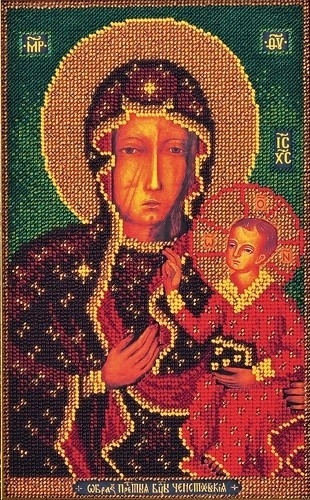 Набор для вышивания Радуга бисера В-194 Ченстоховская Богородица