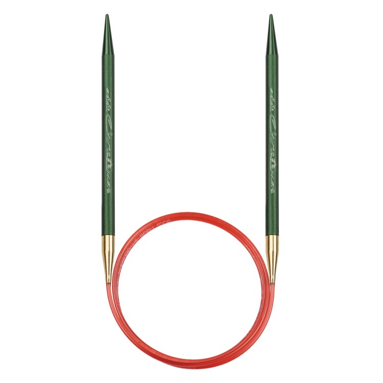 Addi 705-2 Спицы металлические круговые супергладкие addiChristmas, 120 см