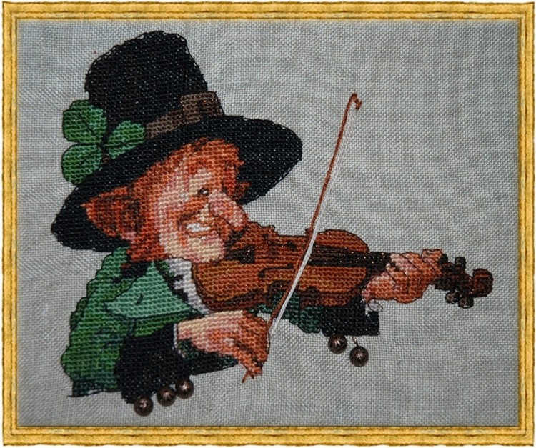 Набор для вышивания Nimue 77-A079 K The Green Violin (Зелёный скрипач)