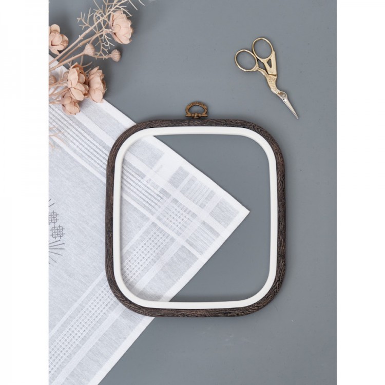 Nurge 230-12 Пяльцы-рамка квадратные каучуковые с подвесом