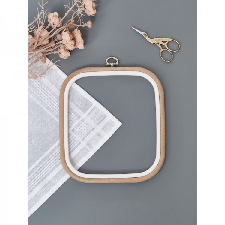 Nurge 230-12 Пяльцы-рамка квадратные каучуковые с подвесом