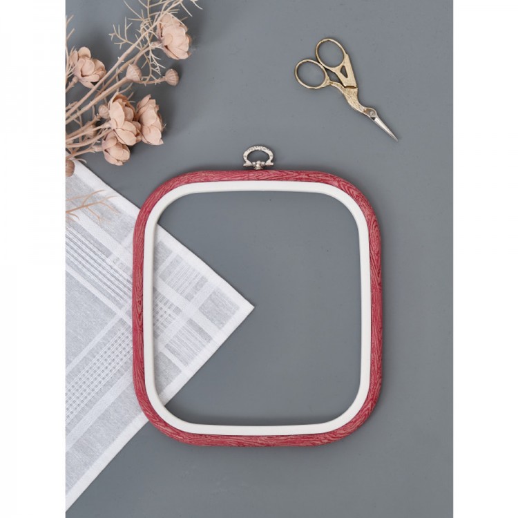 Nurge 230-12 Пяльцы-рамка квадратные каучуковые с подвесом