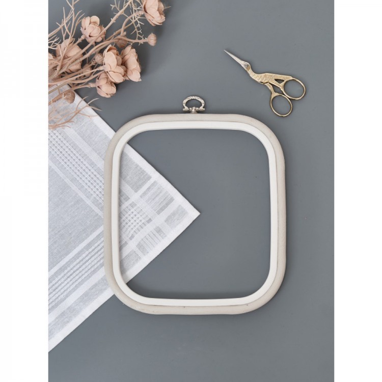 Nurge 230-12 Пяльцы-рамка квадратные каучуковые с подвесом