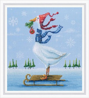 Christmas Miracle Stocking Cross Stitch Kit, Letistitch L8050