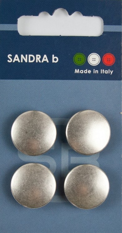 Sandra CARD200 Пуговицы, серебряный