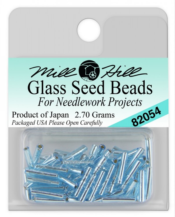 Mill Hill 82054 Aqua Ice - Бисер Medium Bugle Beads