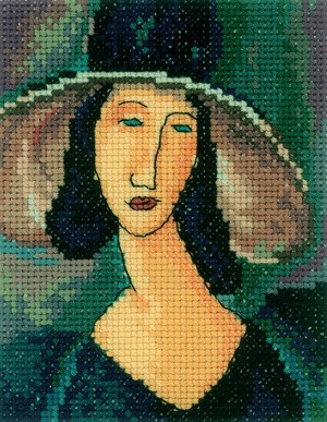 РТО EH336 Портрет женщины в шляпе