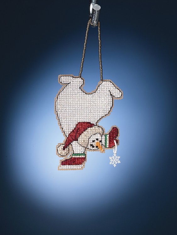 Набор для вышивания Mill Hill MH162134 Tumbling Snowman (Кувырок снеговика)