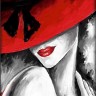 Алмазная живопись АЖ-4028 Красная шляпка