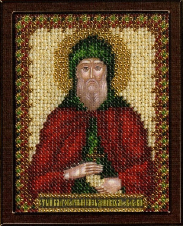 Набор для вышивания Панна CM-1213 (ЦМ-1213) Икона Святого Благоверного Даниила Московского