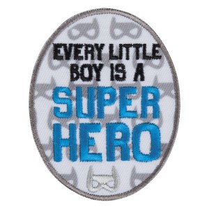 HKM 39157 Термоаппликация "Каждый маленький мальчик - супергерой"