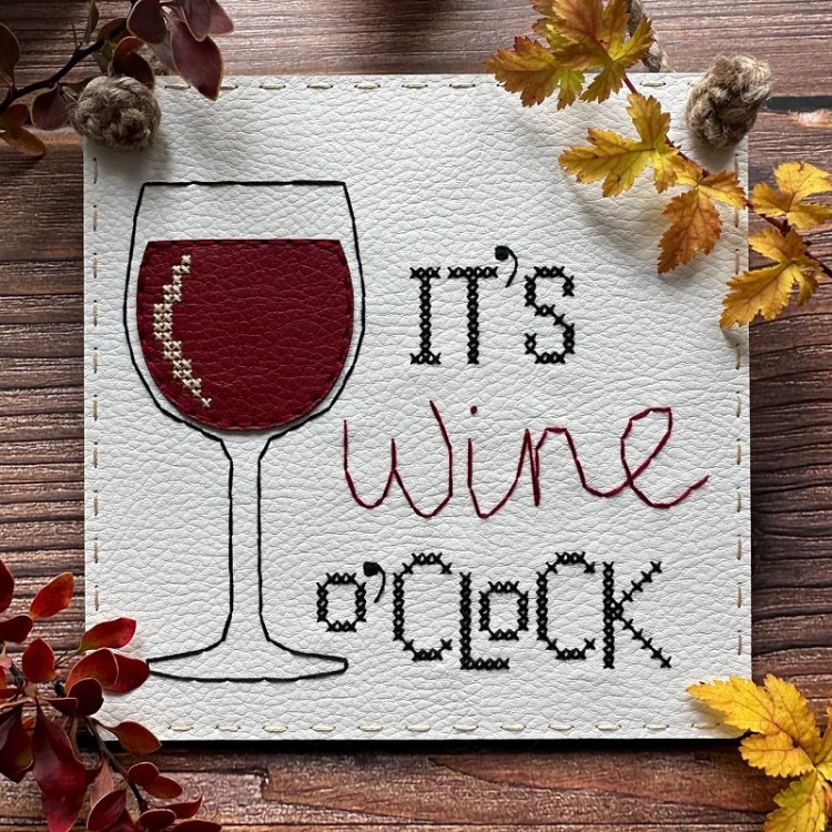 Набор для вышивания Neocraft НК-06g Панно "It`s wine o`clock"