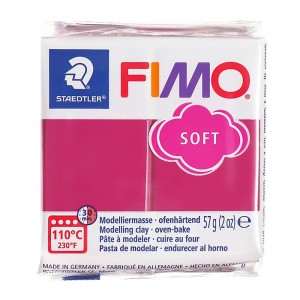 Fimo 8020-Т23 Полимерная глина "Soft" замороженная ягода