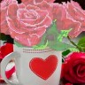 Набор для вышивания Каролинка КБЦН(Ч) 4017 Розы для любимой
