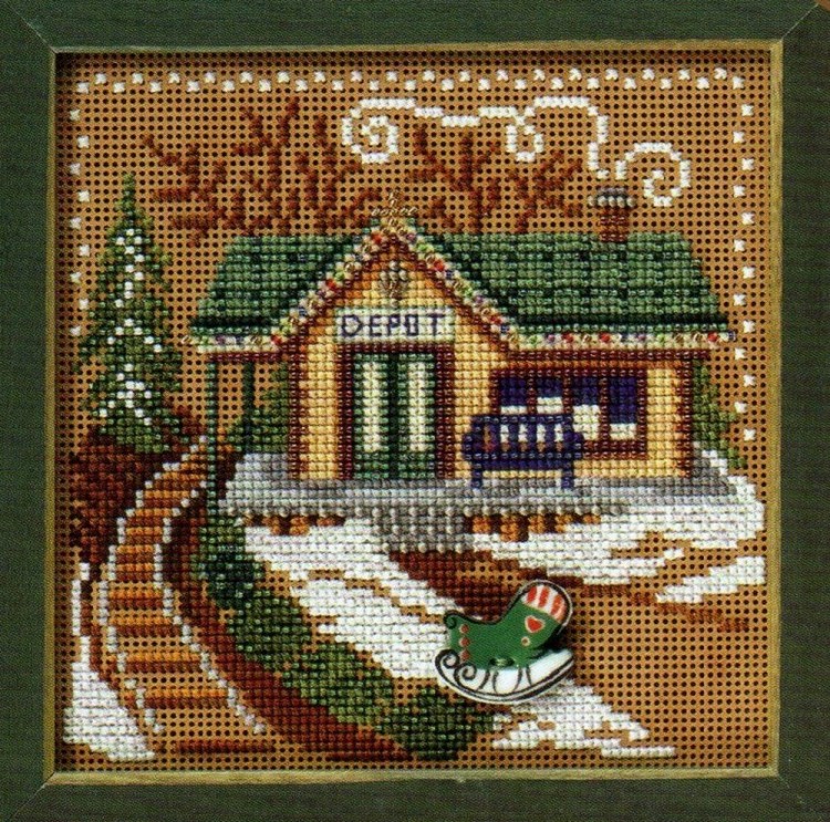 Mill Hill, Beaded Cross Stitch Kit, Autumn Woods, MH141823