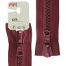 Riri 6016575/75/2411 Молния тракторная, разъемная, 2 замка, 8 мм, 75 cм, бордовый
