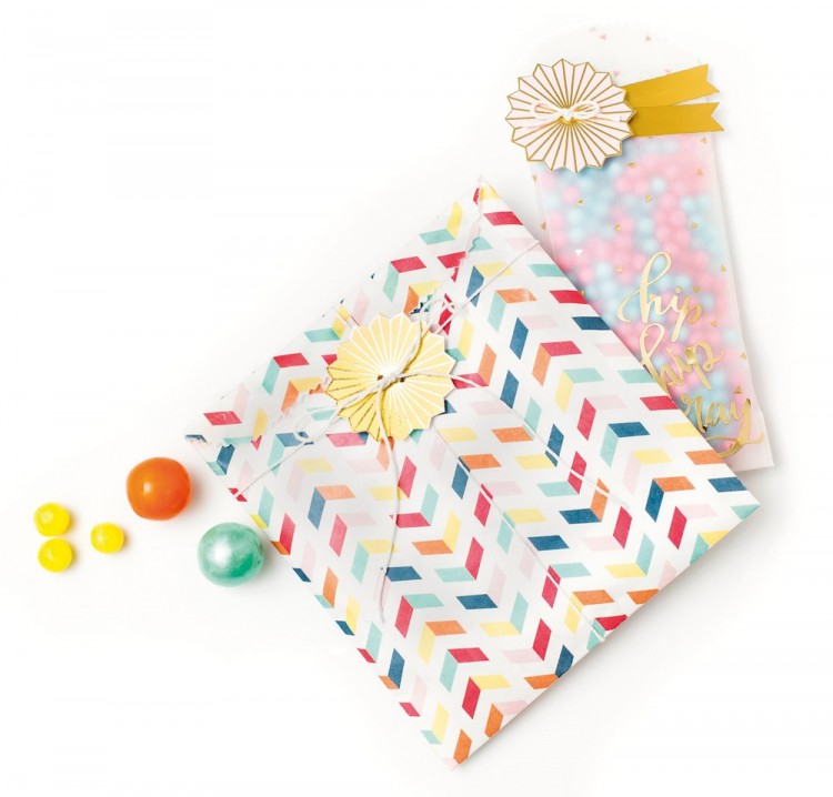 Rayher 60626000 Инструмент для создания подарочных пакетиков "Goodie Bag Guide"