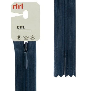Riri 6010917/60/2647 Молния потайная, неразъемная, 4 мм, 60 см, темно-синий