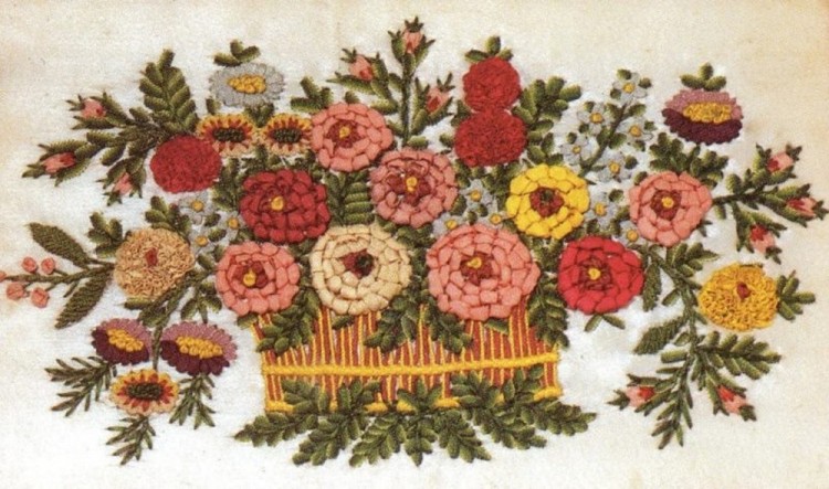 Набор для вышивания Palais Royal 000 Basket of Flowers (Корзина цветов)