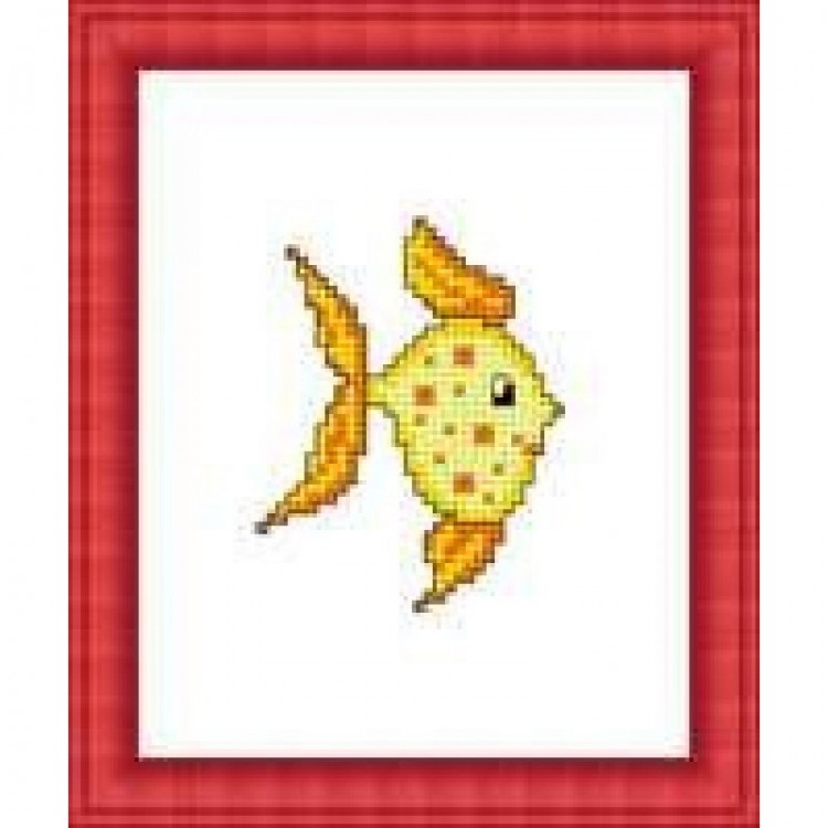 Набор для вышивания Сделано с любовью М-042 Золотая рыбка
