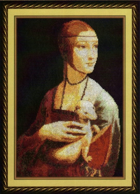 Набор для вышивания Панна VH-0622 (ВХ-0622) Дама с горностаем
