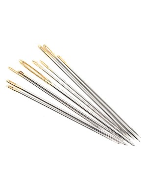 Hemline HGC214G.01 Иглы с золотым ушком, ассорти