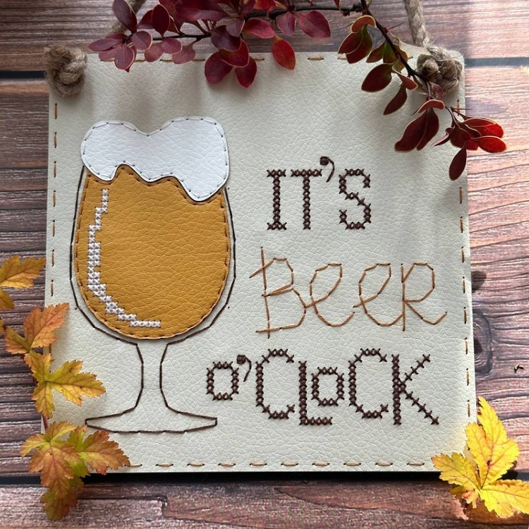 Набор для вышивания Neocraft НК-06h Панно "It`s beer o`clock"