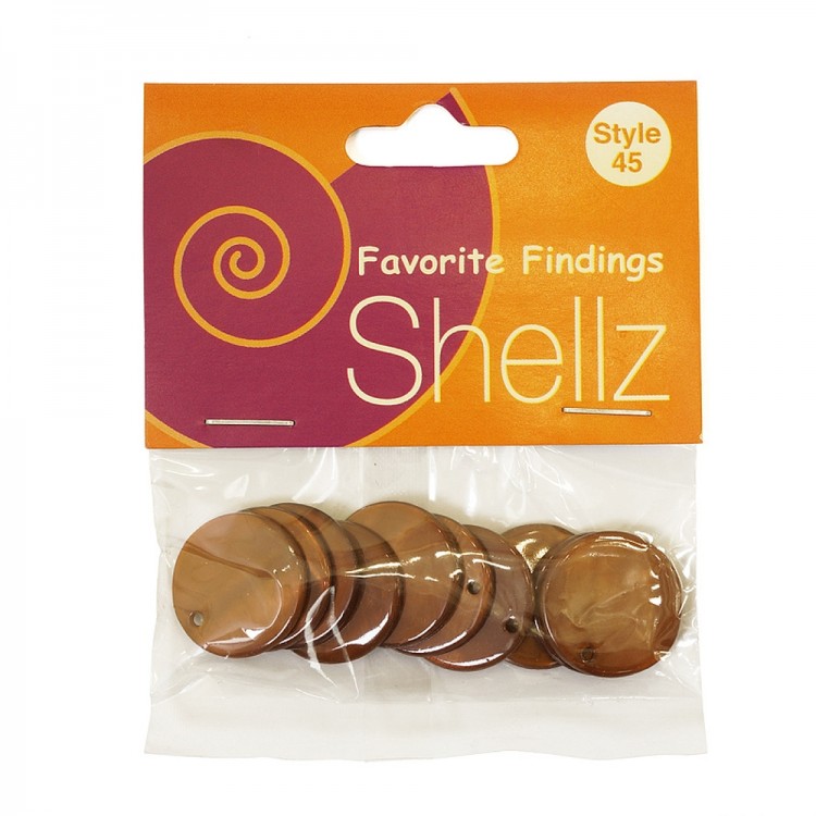 Blumenthal Lansing 1850 00045 Подвеска "Shellz" Brown Round River Shell Dangles