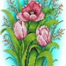 Набор для вышивания Каролинка КБЦН(Ч) 4025 Тюльпаны