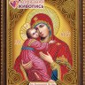Алмазная живопись АЖ-5034 Икона Владимирская Богородица