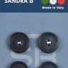 Sandra CARD102 Пуговицы, темно-синий