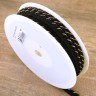 PEGA 843212600DA001 Кант декоративный, цвет черный с золотистым люрексом