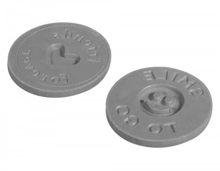 Rayher 34346000 Форма для заливки из натурального каучука "friends...","Smile"