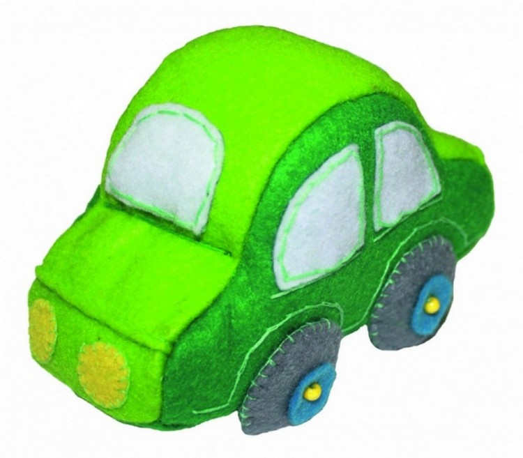Игрушки из фетра машинки