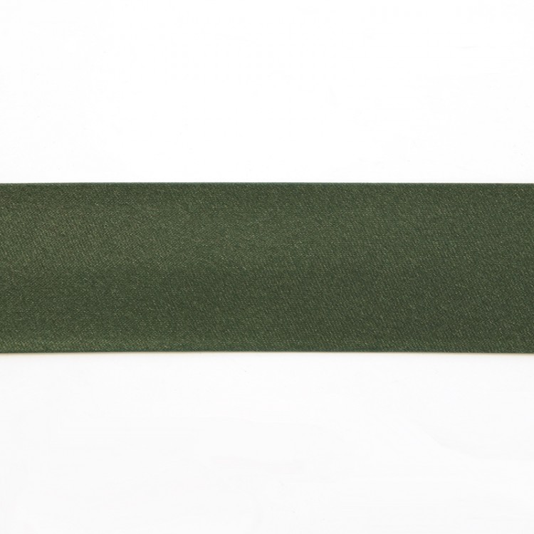 SAFISA 6260-30мм-97 Косая бейка атласная, ширина 30 мм, цвет 97 - болотный